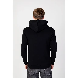 Black Polyester Hoodie