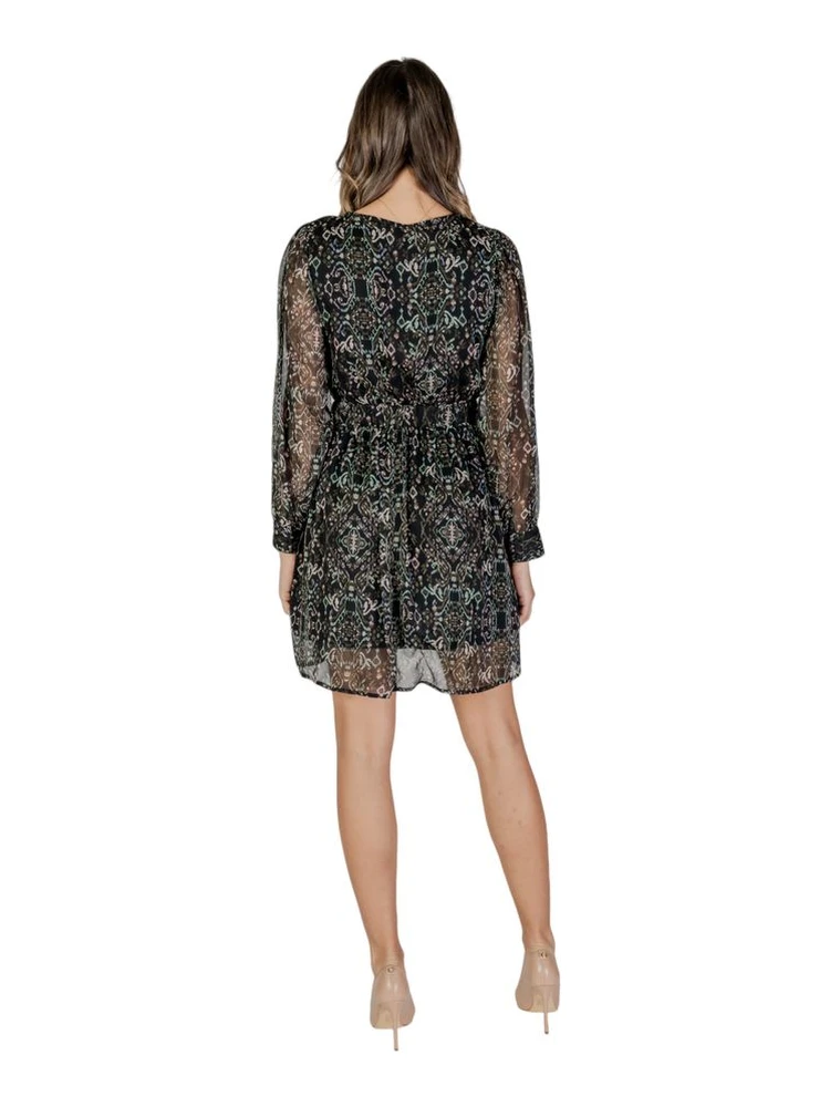 Black Recycled Polyester Short Dress alternative