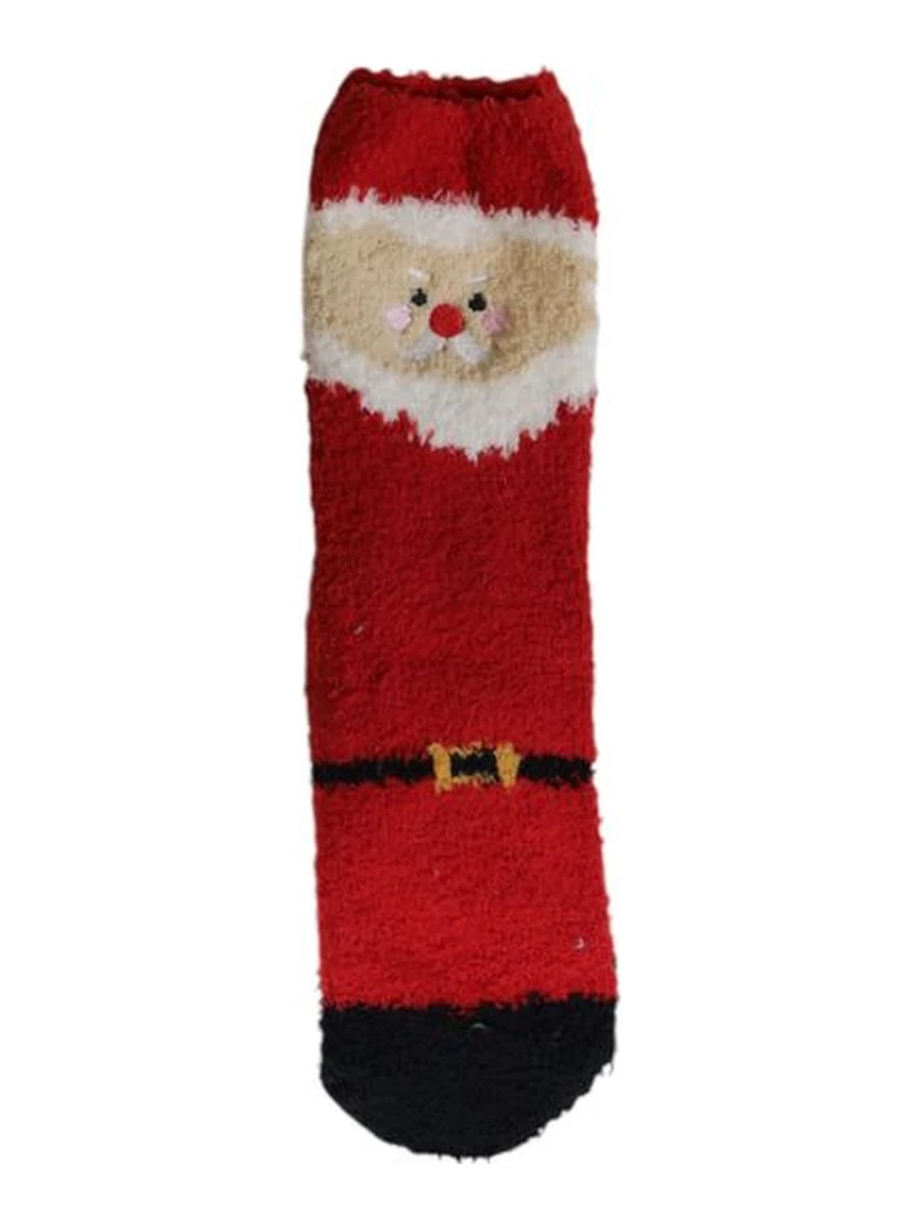 Red Polyester Socks