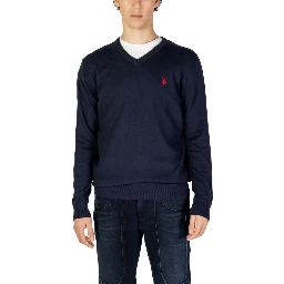 Blue Cotton Cashmere Sweater