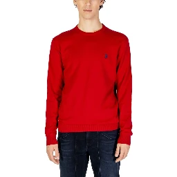 Red Cotton Sweatshirt