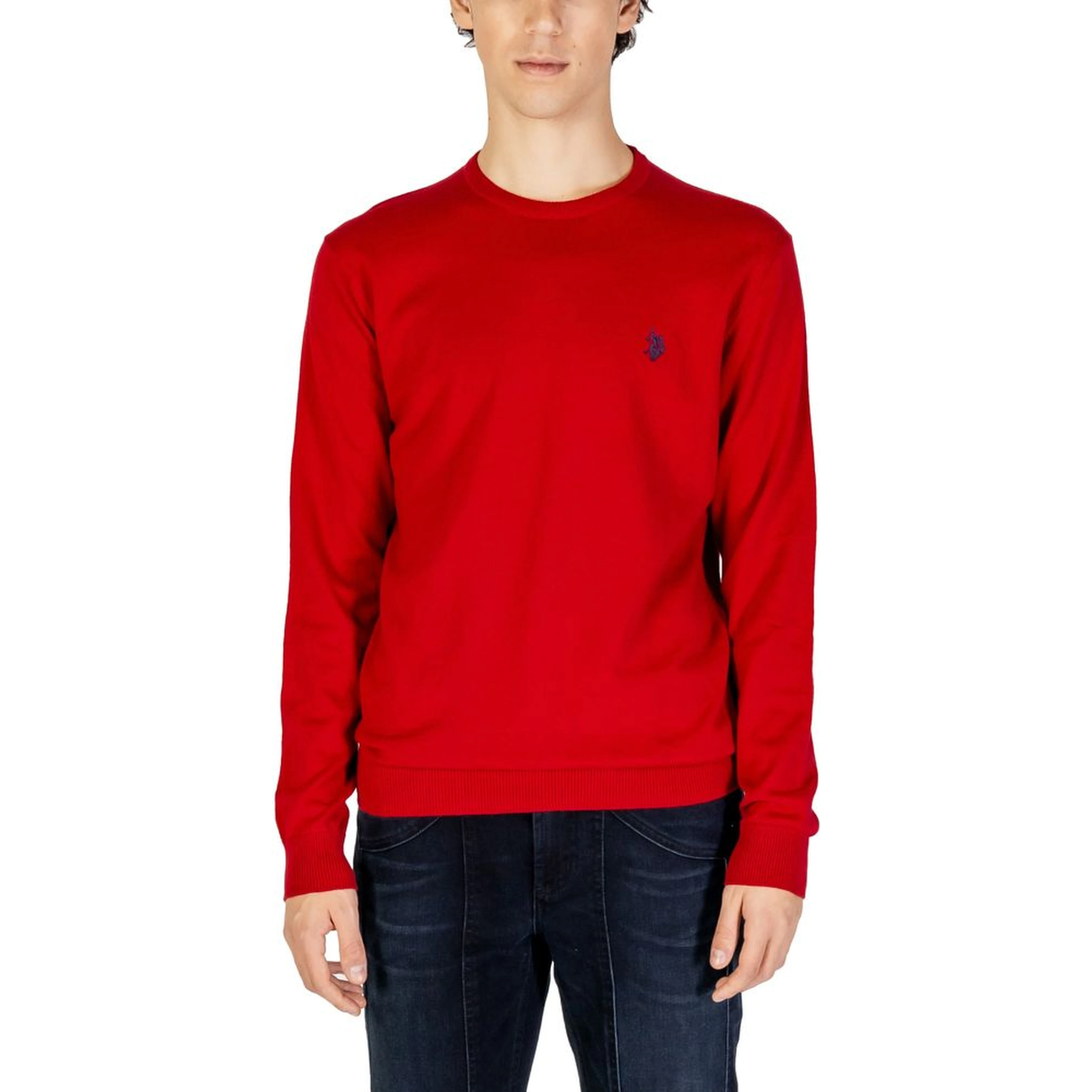 Red Cotton Sweatshirt