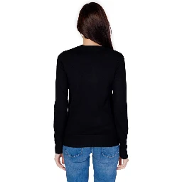 Black Cotton Sweatshirt
