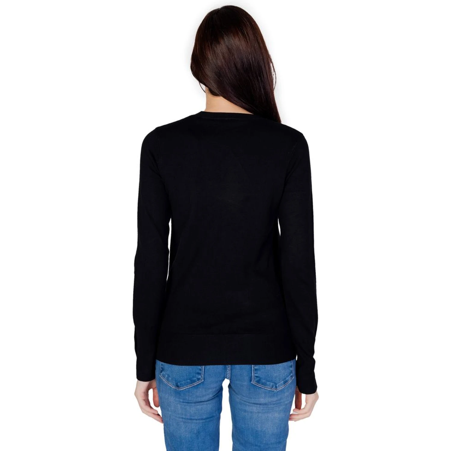 Black Cotton Sweatshirt