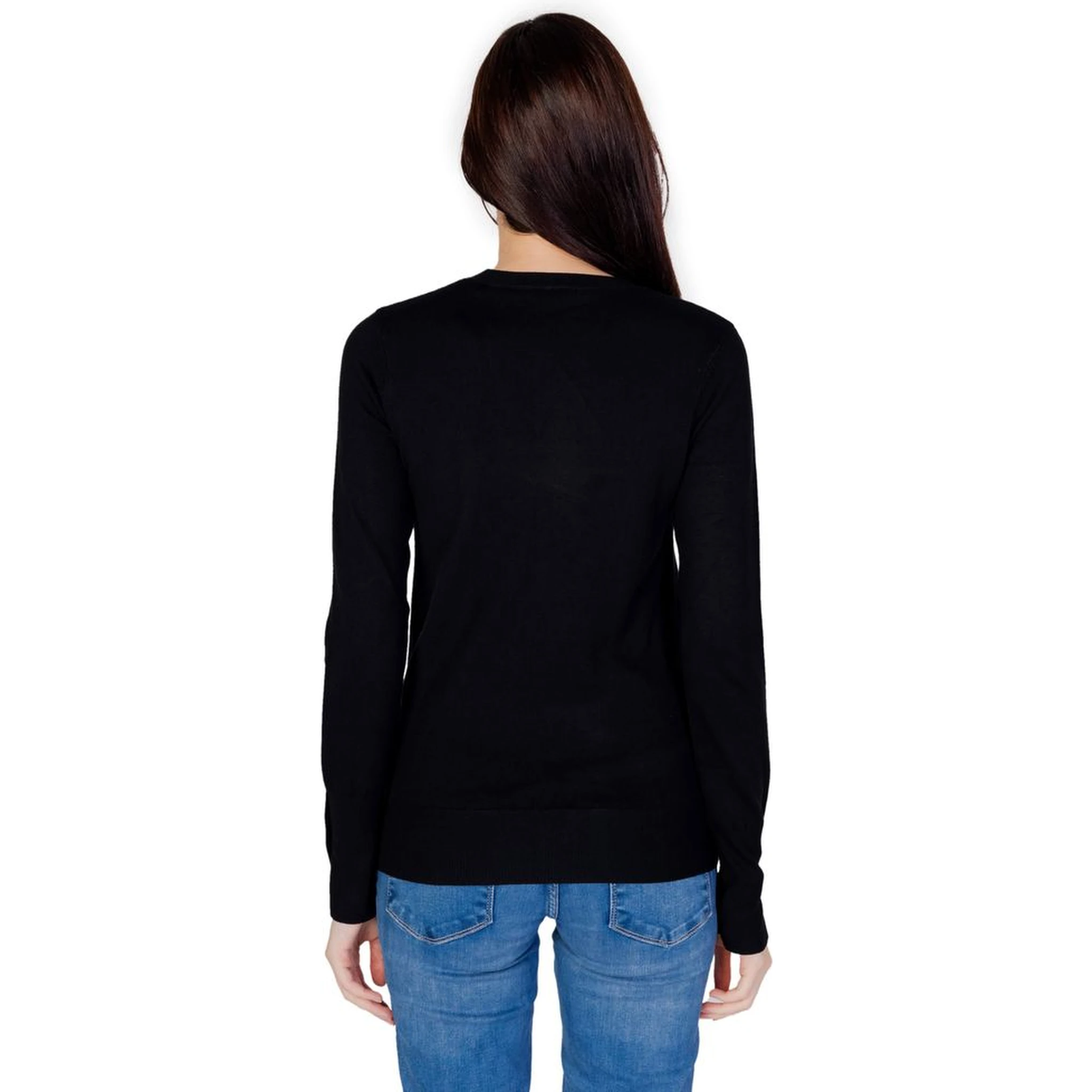 Black Cotton Sweatshirt