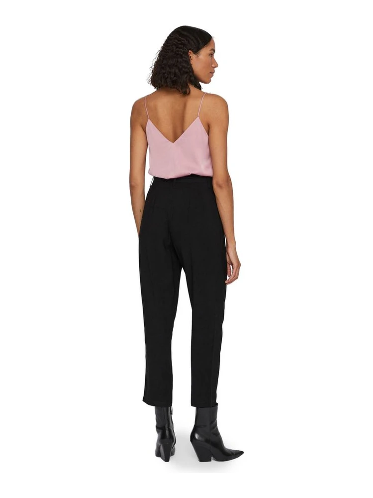 Black Viscose Cropped Pants alternative