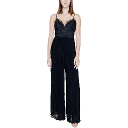 Black Polyester Jumpsuit
