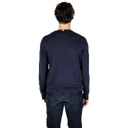 Blue Cotton Cashmere Sweater