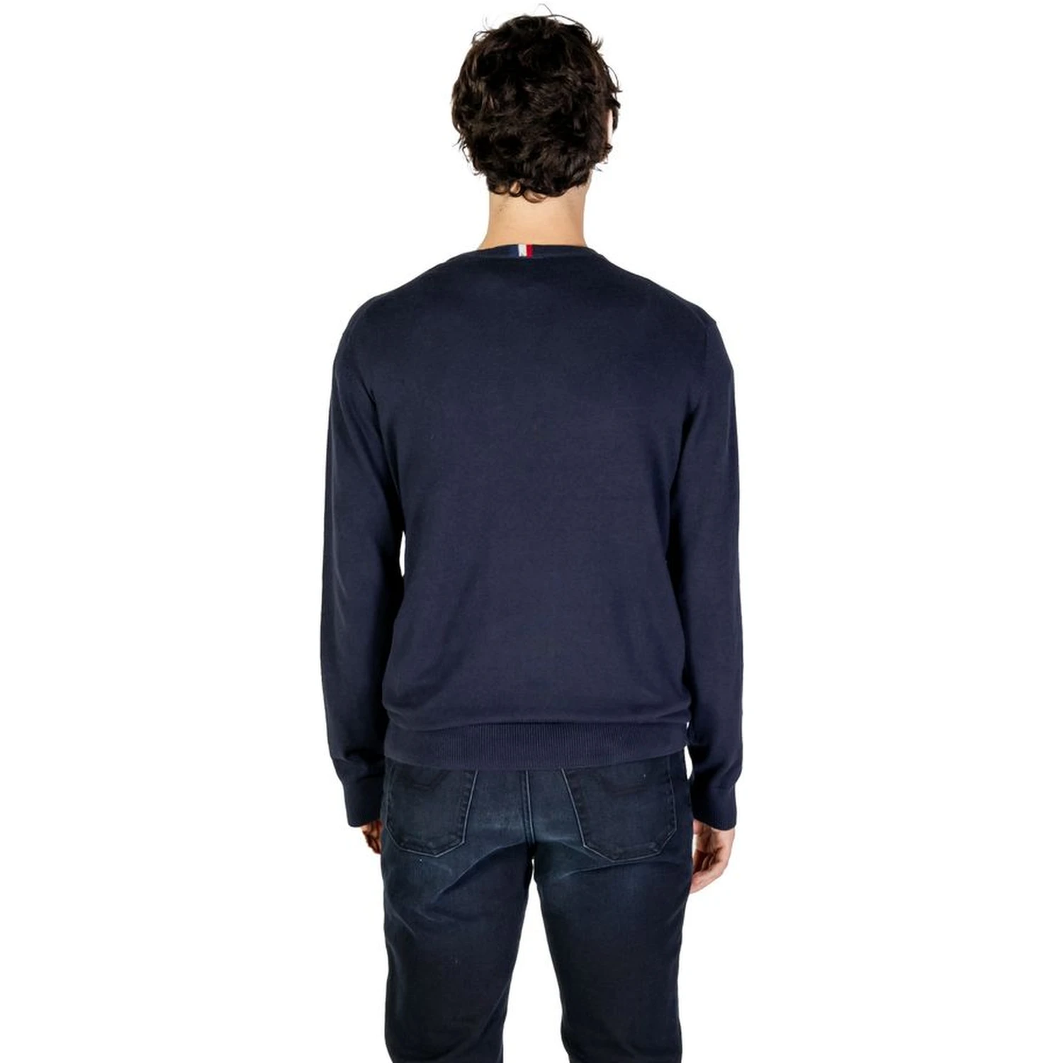 Blue Cotton Cashmere Sweater