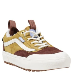 Beige Leather Athletic Sneakers