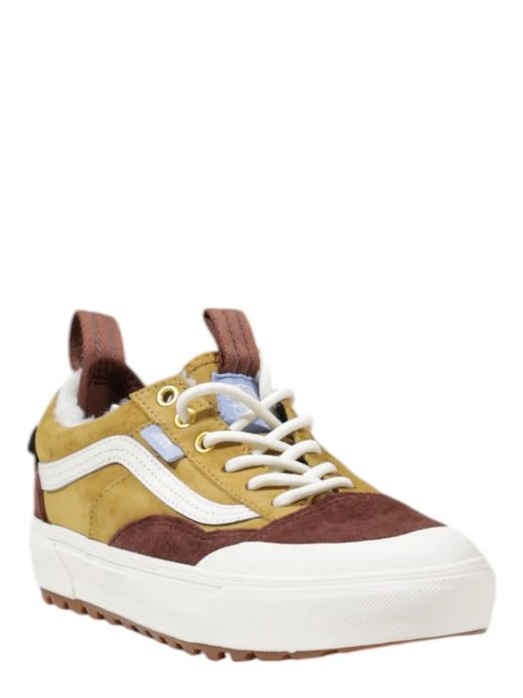 Beige Leather Athletic Sneakers alternative