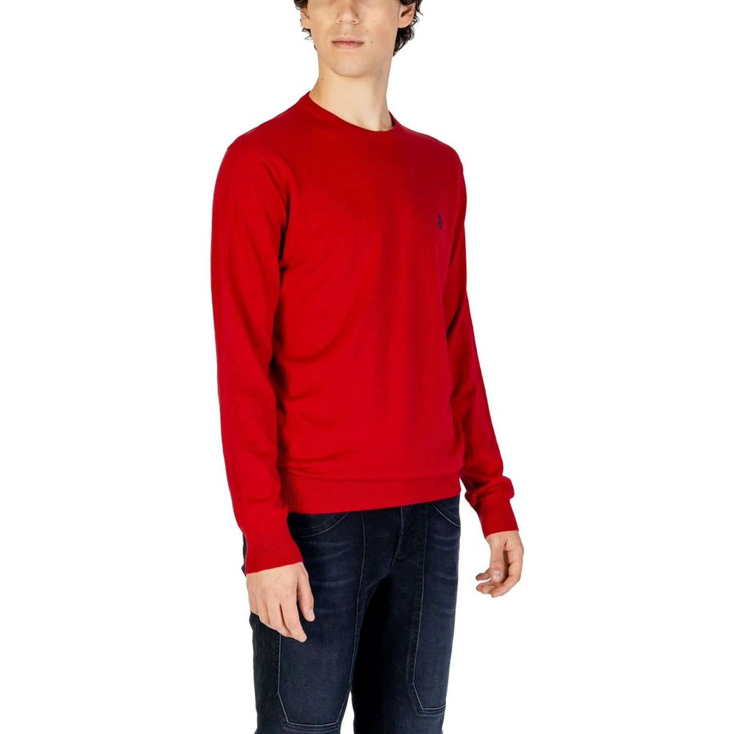 Red Cotton Sweatshirt