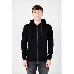 Black Polyester Hoodie