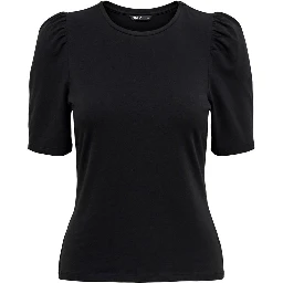 Black Cotton T-Shirt