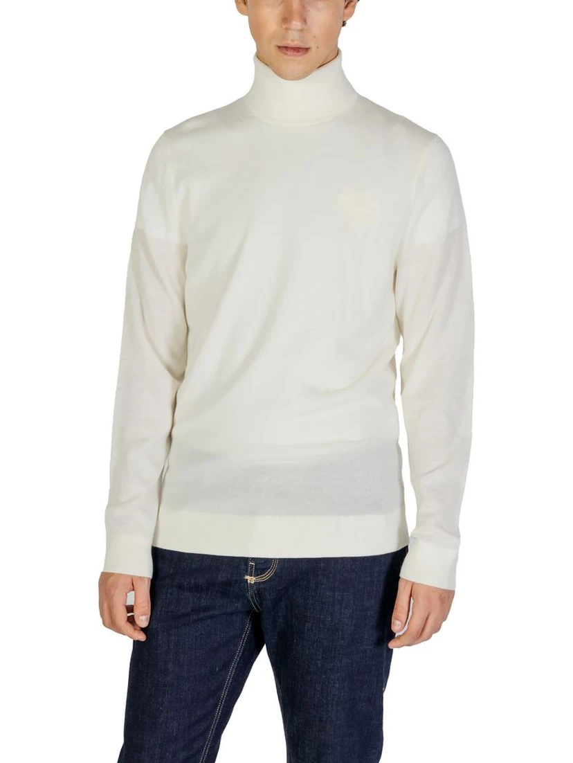Cream Wool Turtleneck