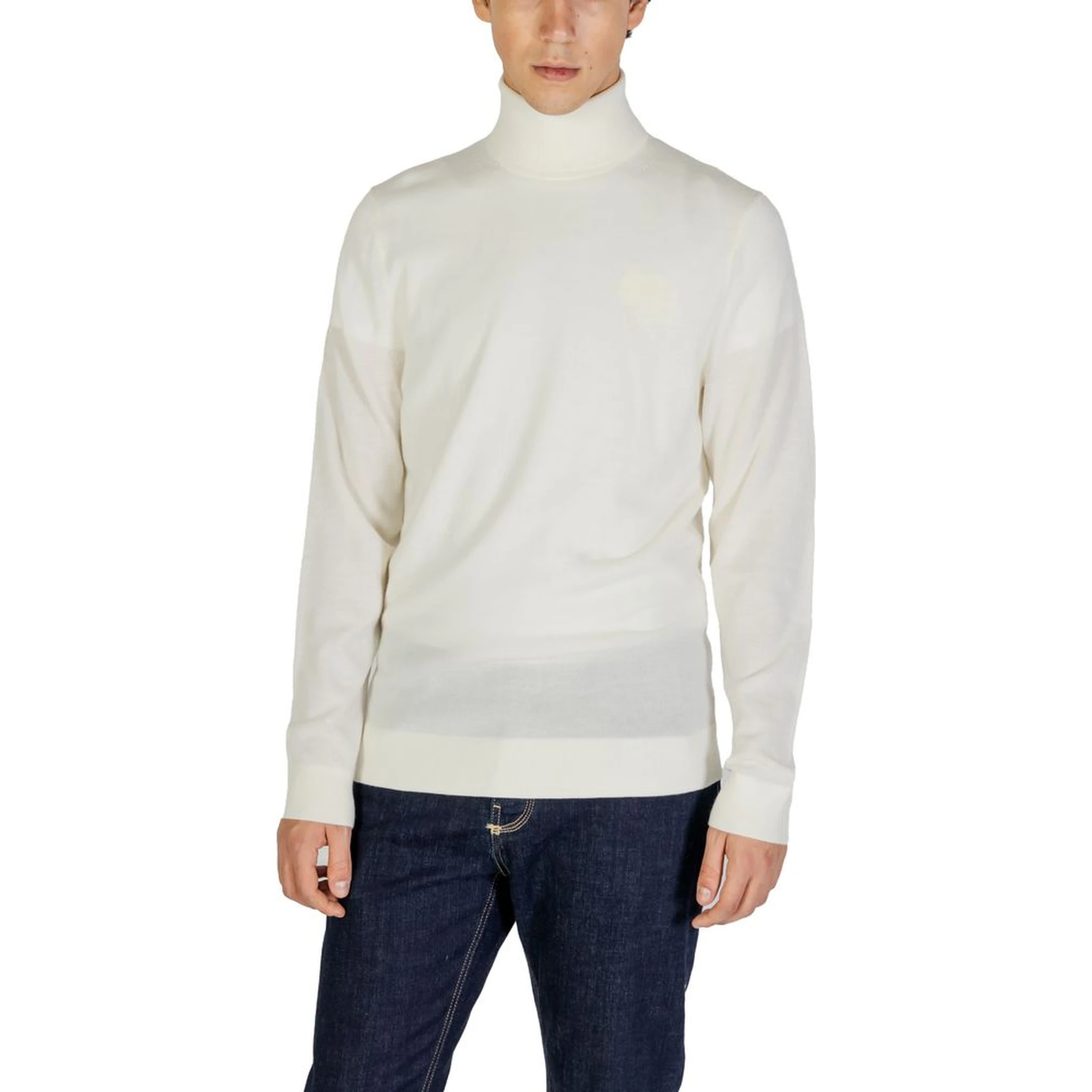 Cream Wool Turtleneck