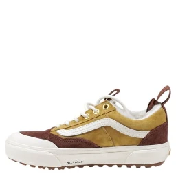 Beige Leather Athletic Sneakers
