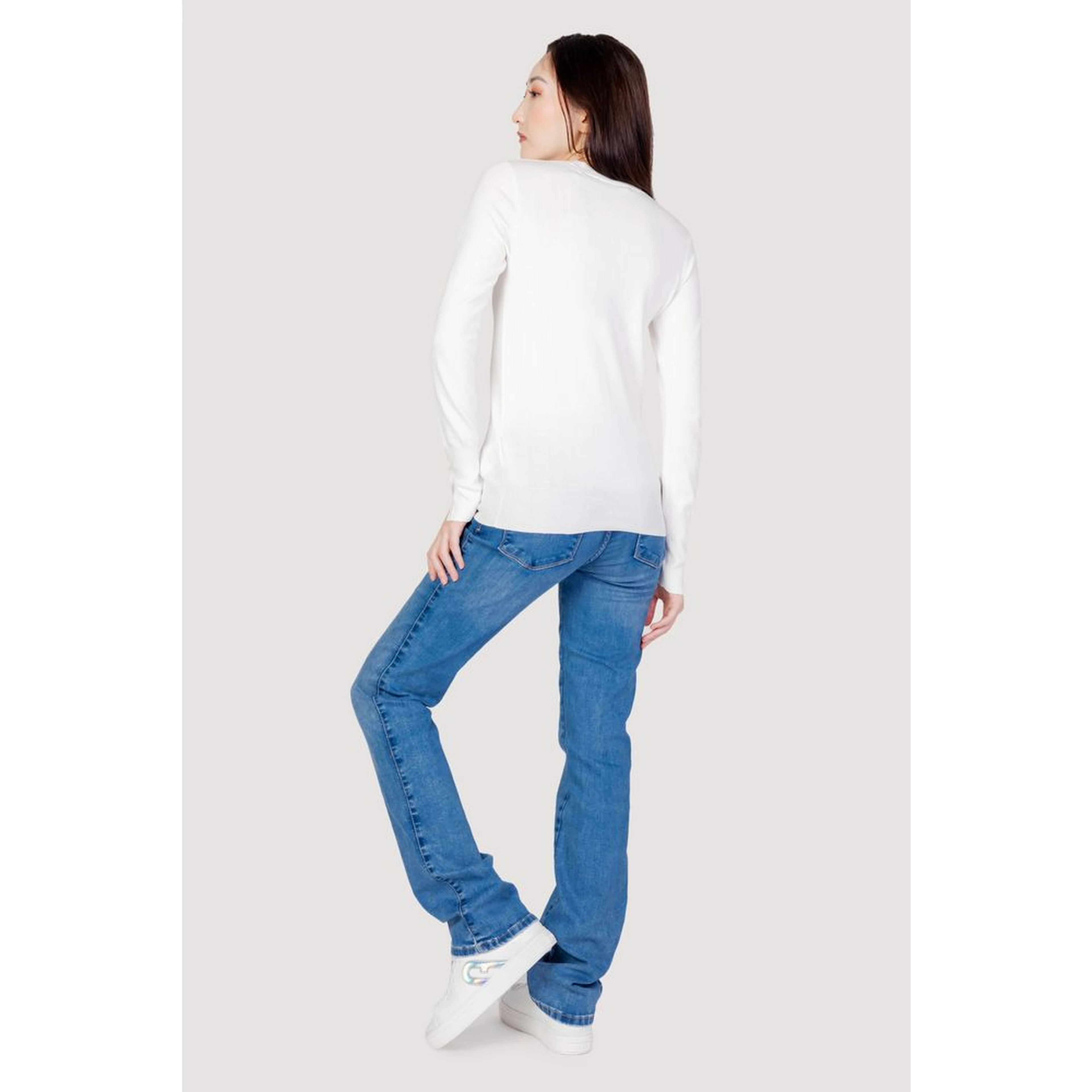 White Cotton Sweatshirt