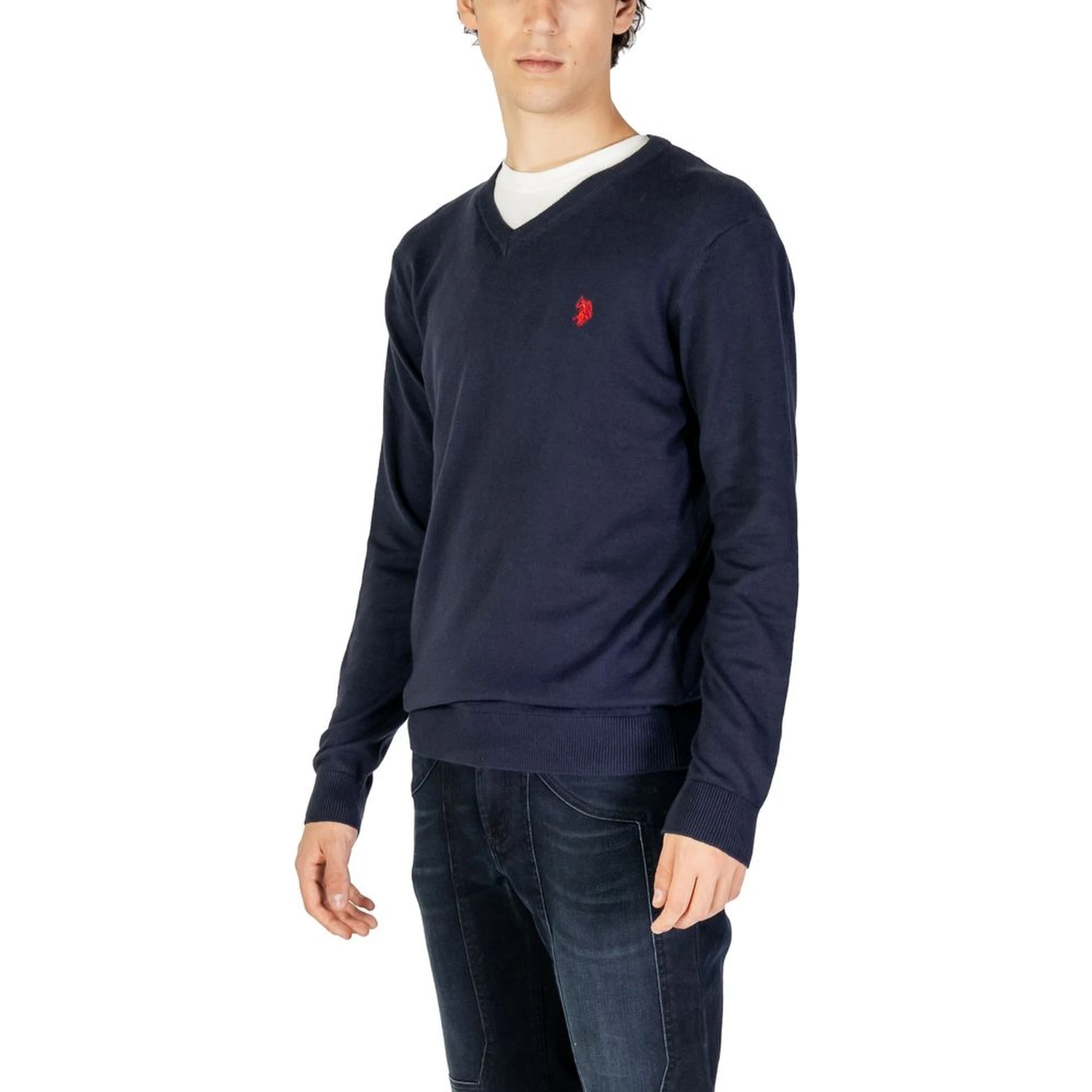 Blue Cotton Cashmere Sweater