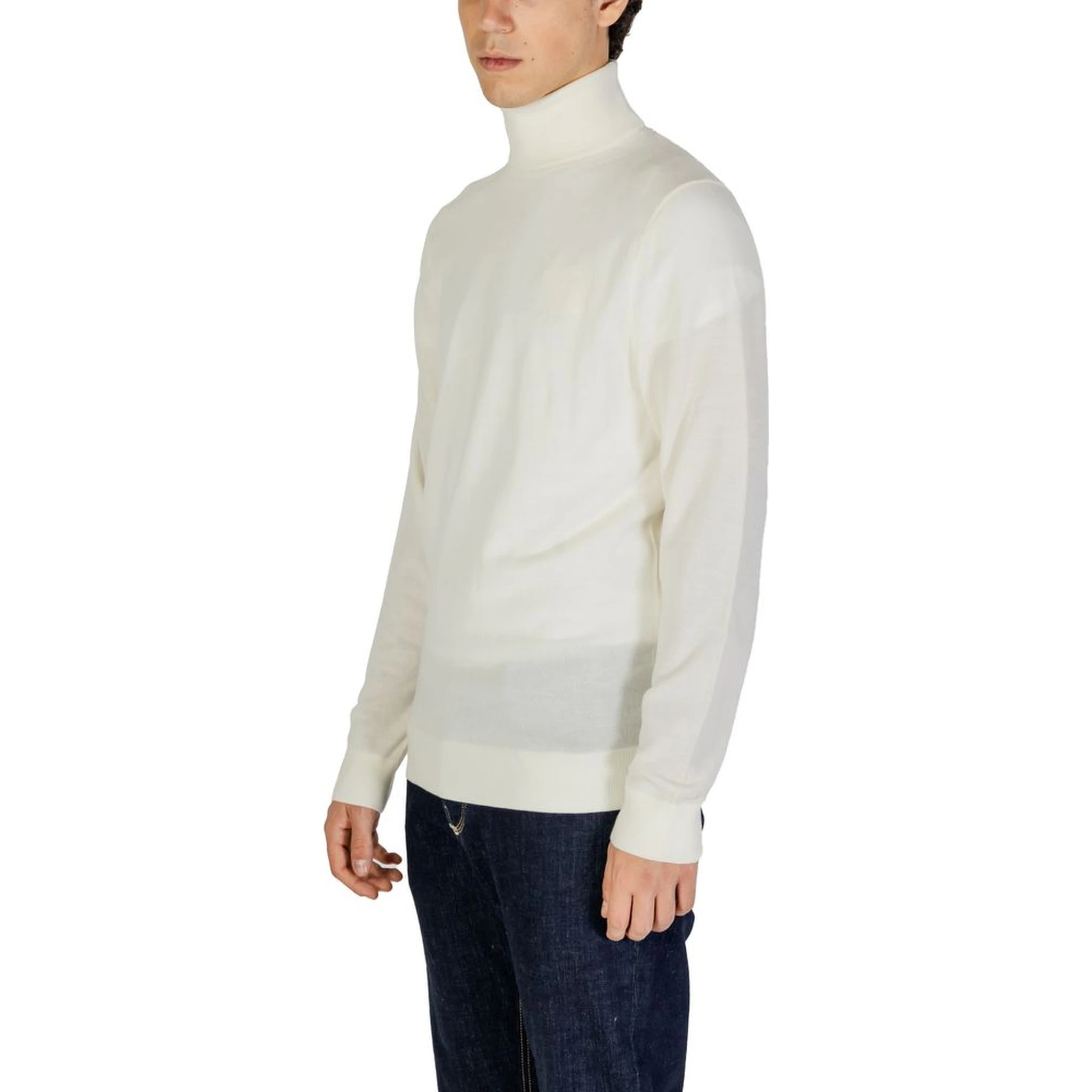 Cream Wool Turtleneck
