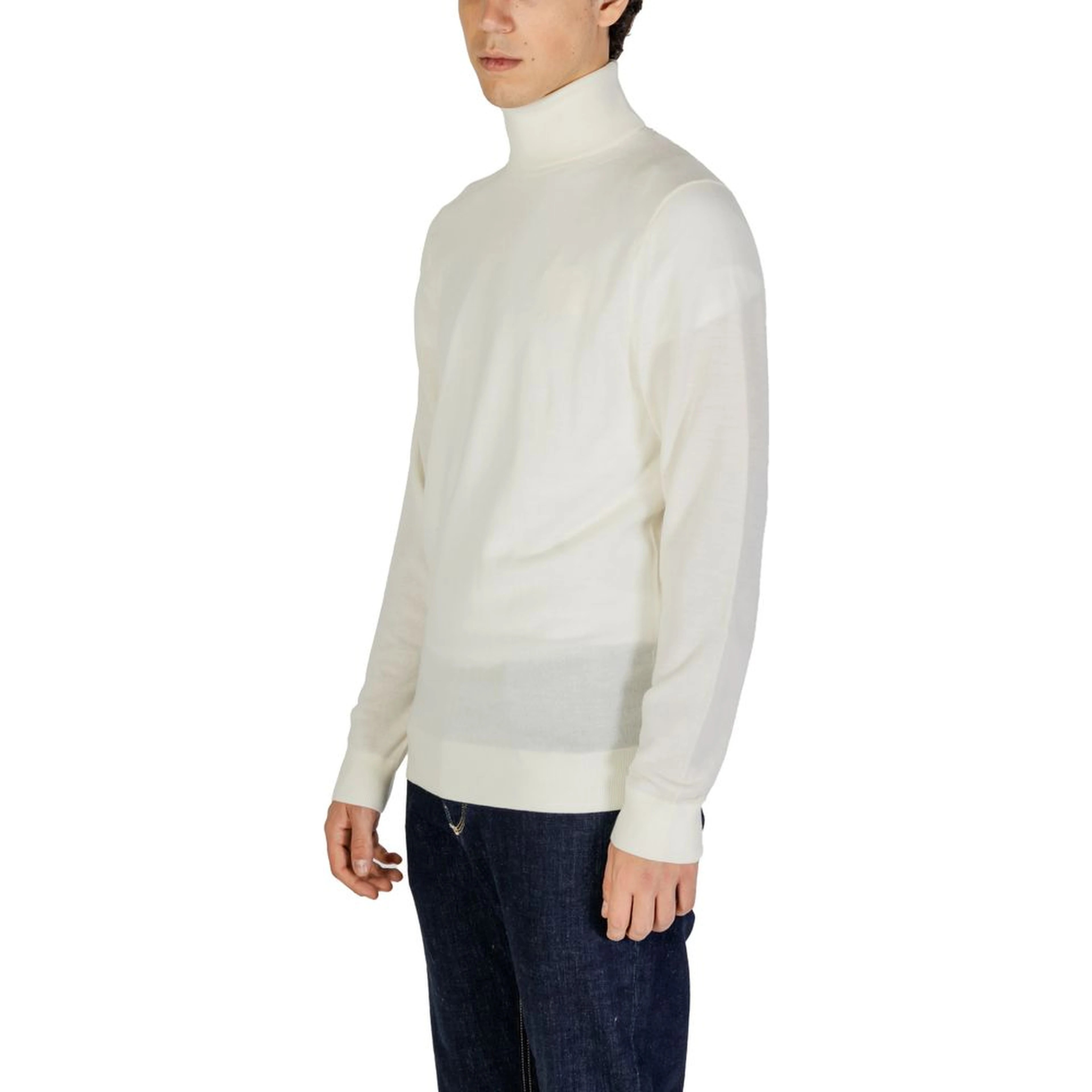 Cream Wool Turtleneck