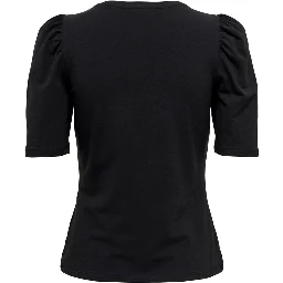 Black Cotton T-Shirt