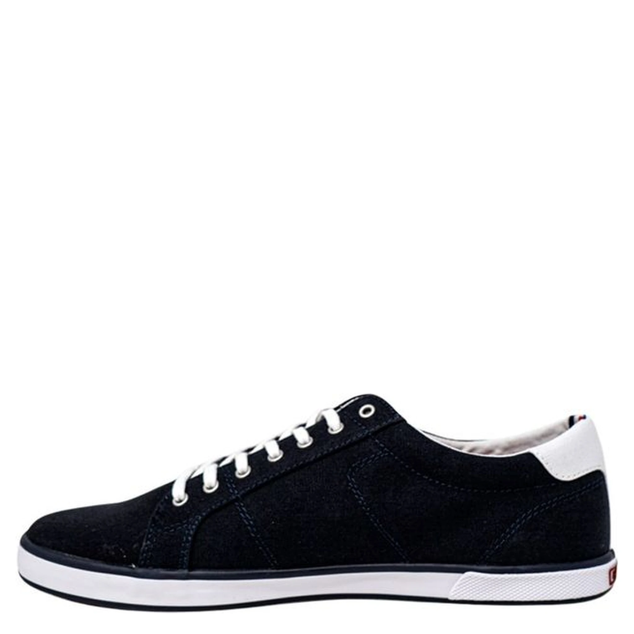 Blue Cotton Low Top Sneakers