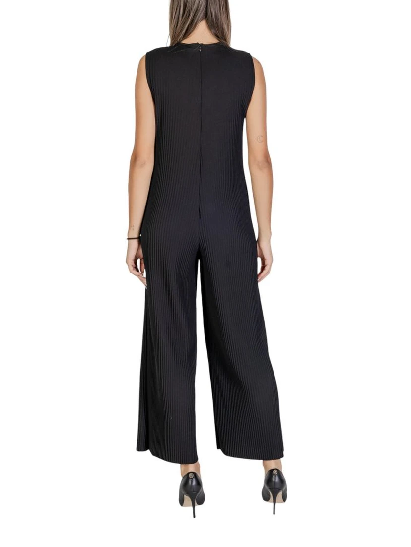 Black Polyester Rompers
