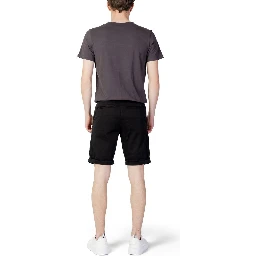 Black Cotton Shorts