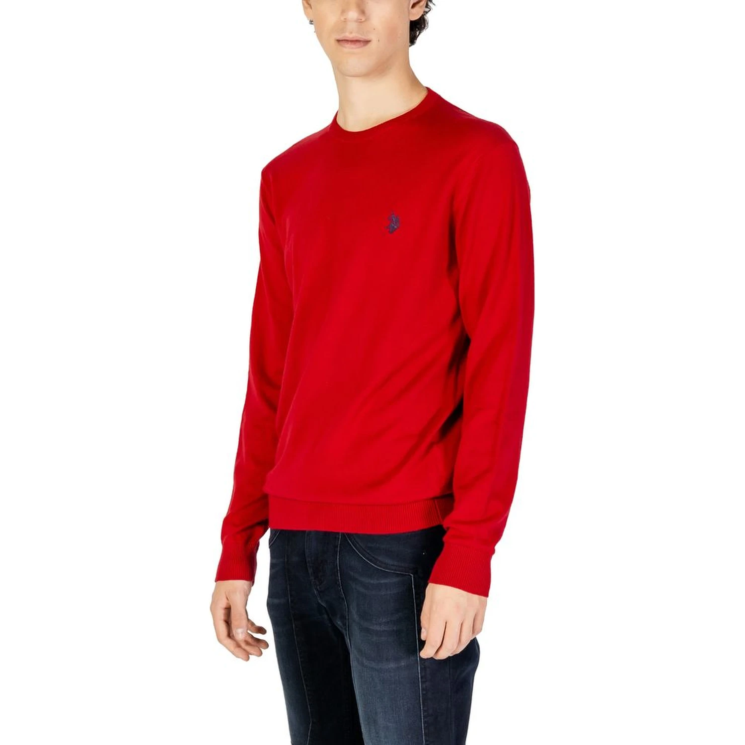 Red Cotton Sweatshirt