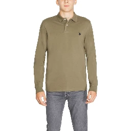 Green Cotton Long Sleeve T-Shirt