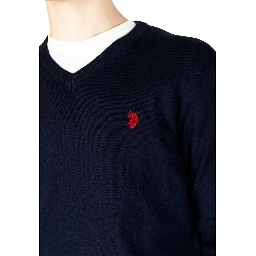 Blue Cotton Cashmere Sweater