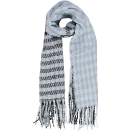 Blue Recycled Polyester Scarf
