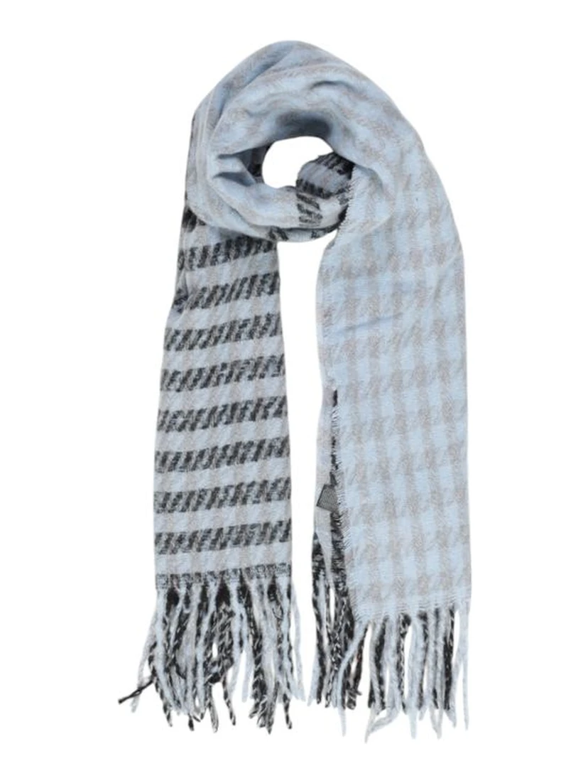 Blue Recycled Polyester Scarf
