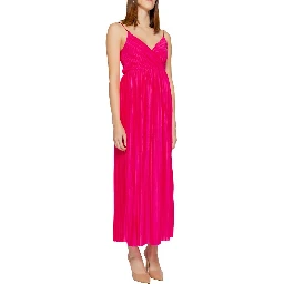 Multicolor Polyester Long Dress