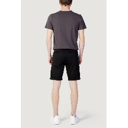 Black Cotton Shorts