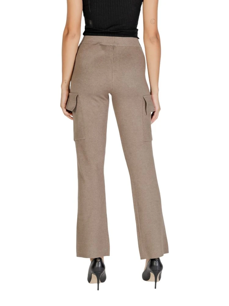 Beige Viscose Cargo Pants alternative