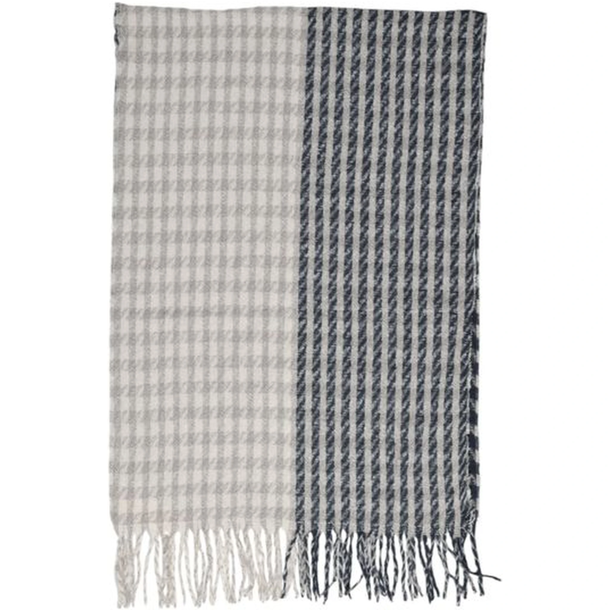 Gray Recycled Polyester Scarf