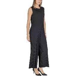 Black Polyester Rompers