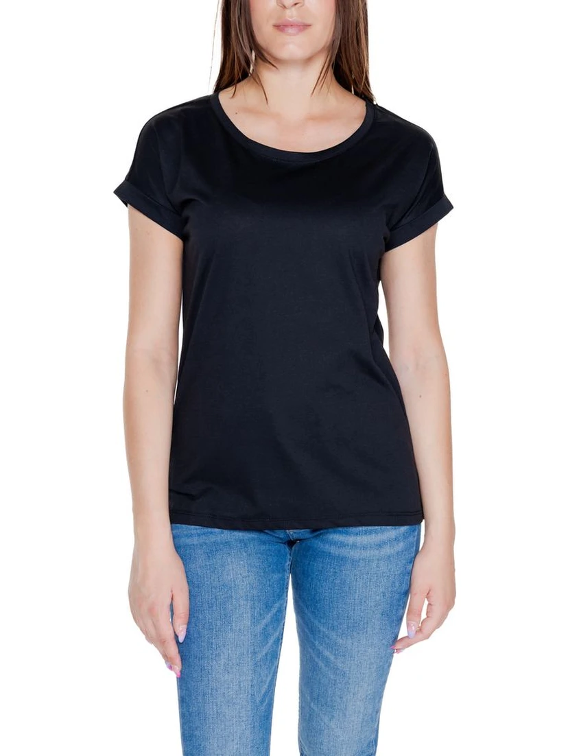 Black Cotton T-Shirt
