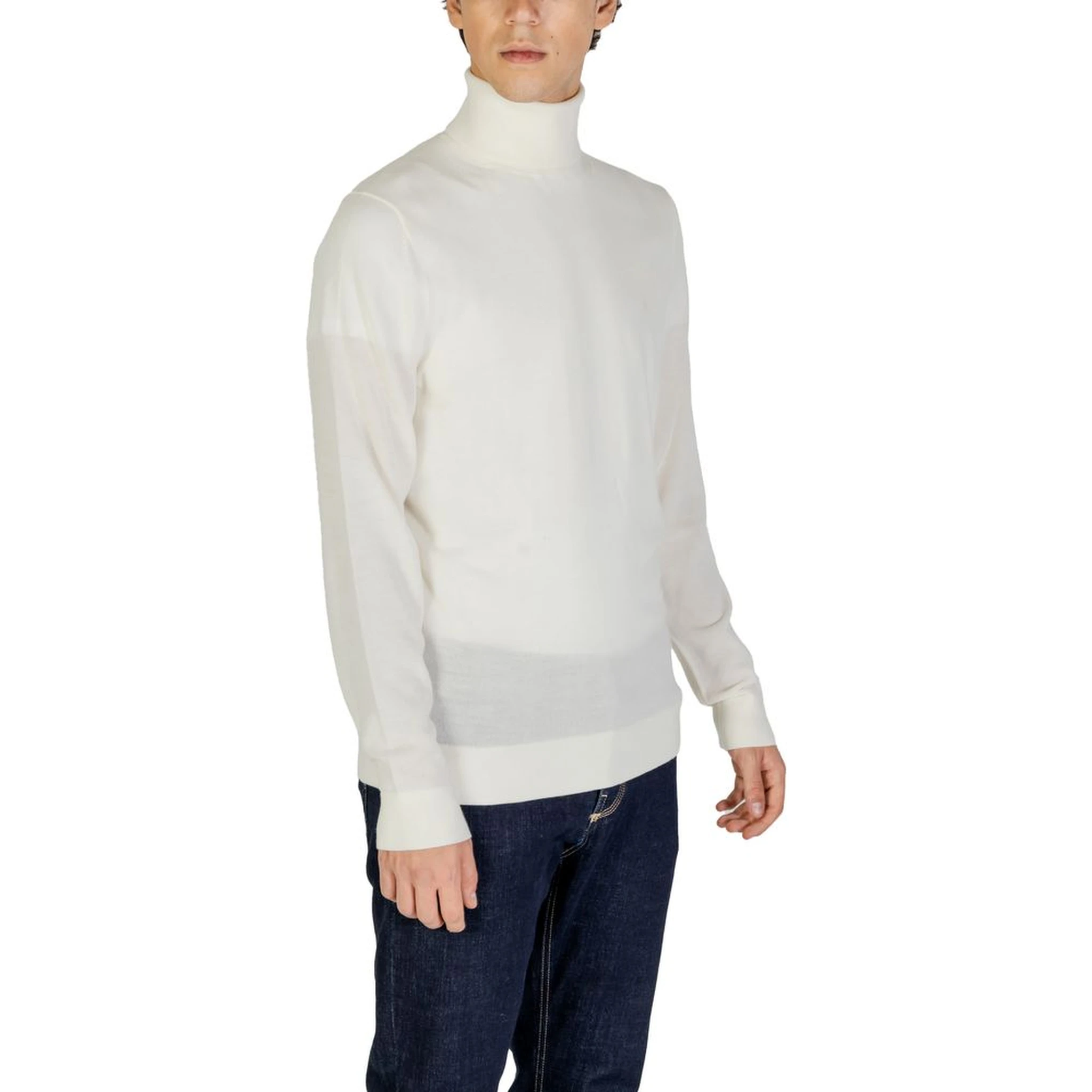 Cream Wool Turtleneck