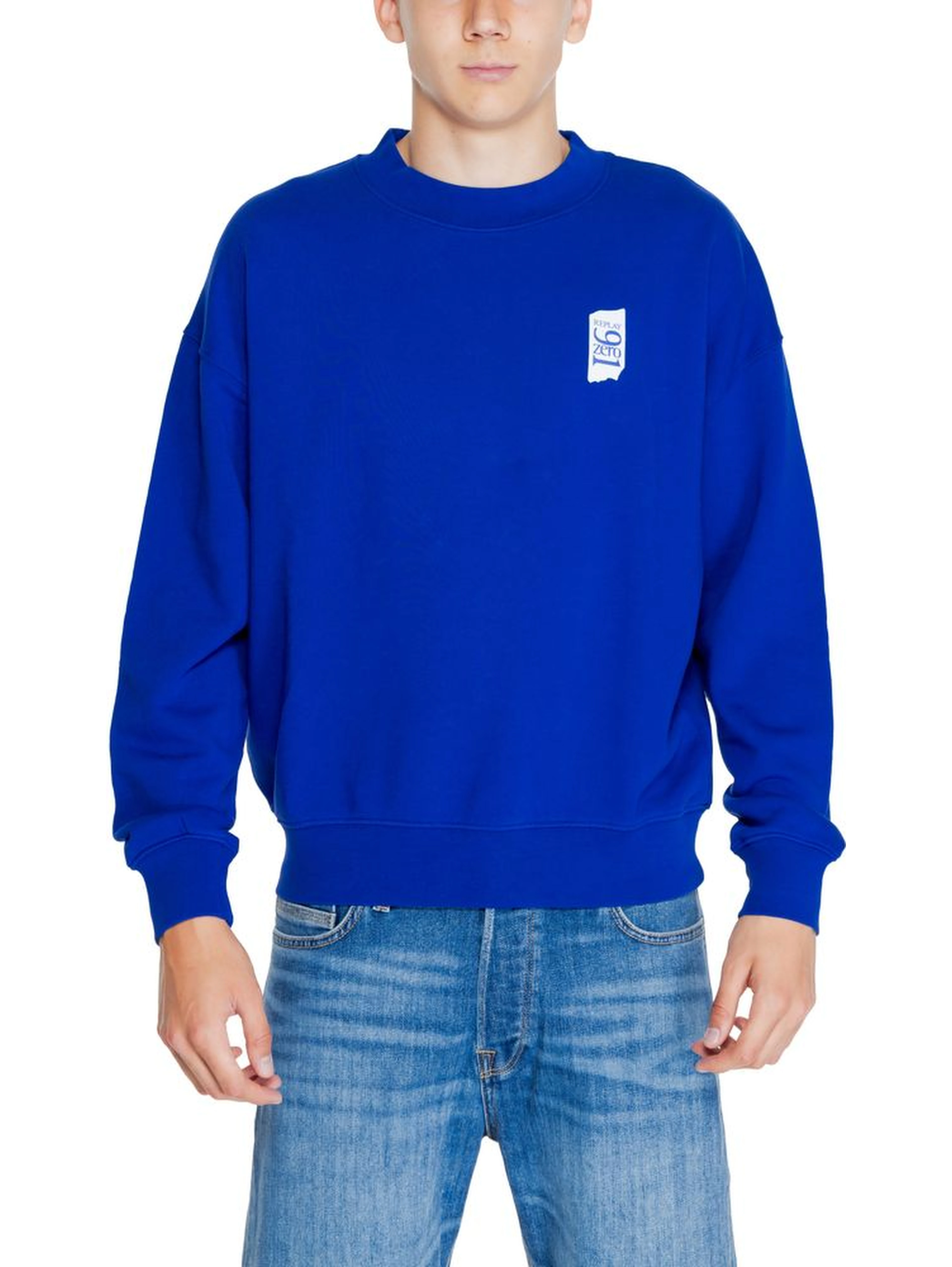 Blue Cotton Sweatshirt