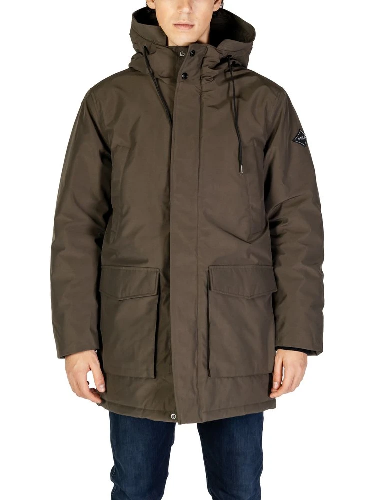 Green Polyamide Parka