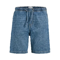 Light Blue Cotton Bermuda Shorts