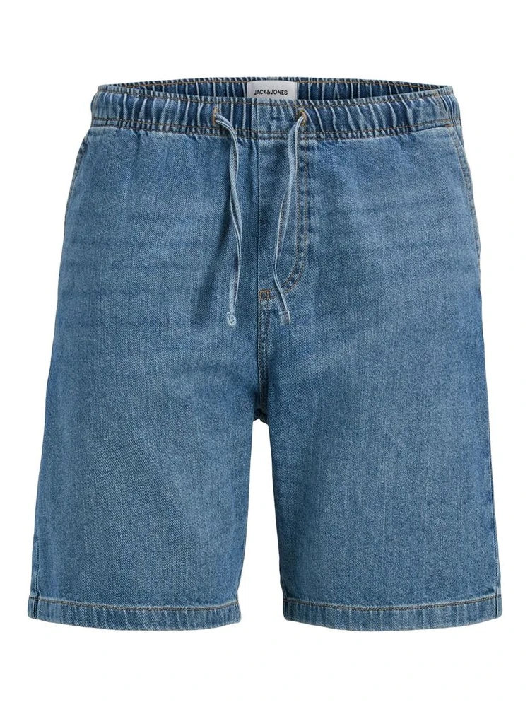Light Blue Cotton Bermuda Shorts