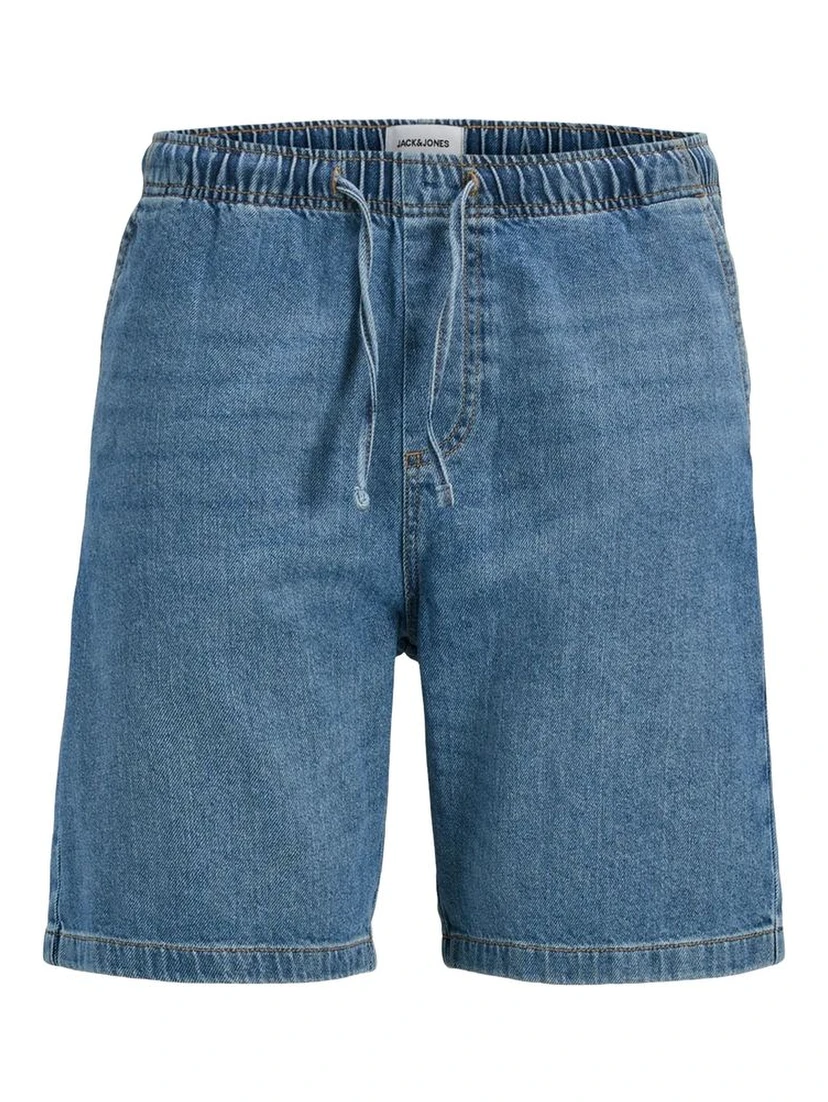 Light Blue Cotton Bermuda Shorts