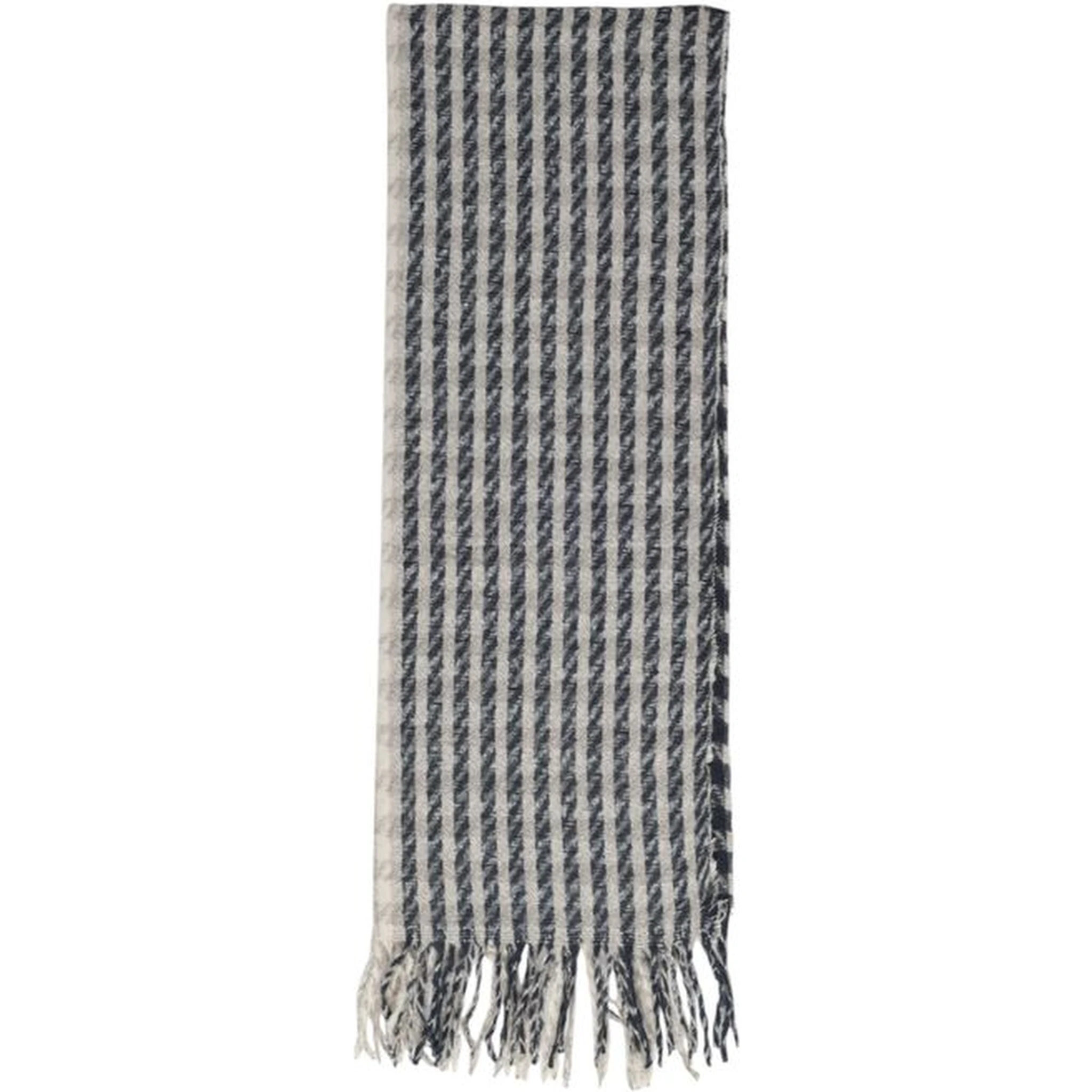 Gray Recycled Polyester Scarf