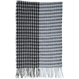 Blue Recycled Polyester Scarf