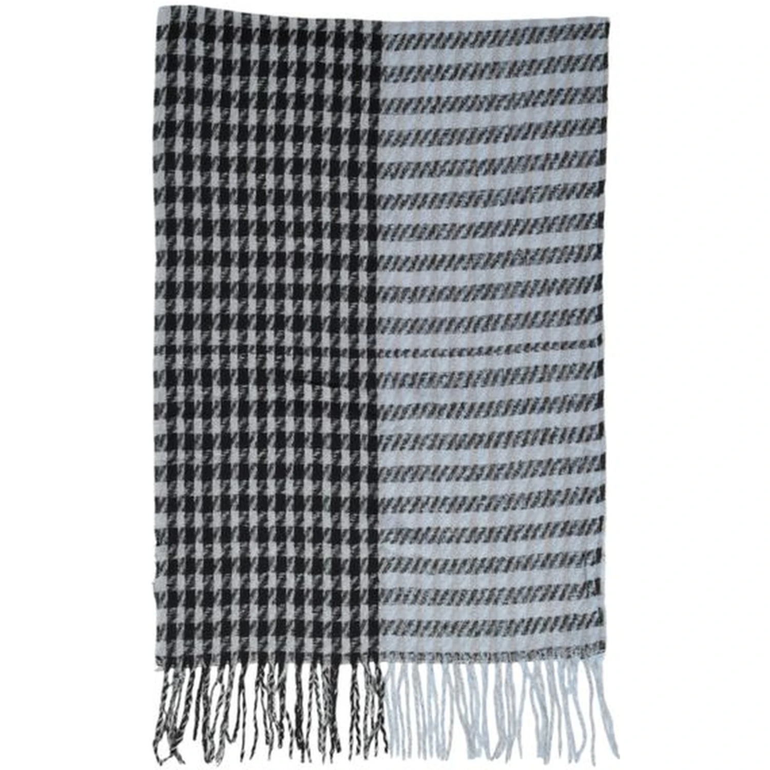 Blue Recycled Polyester Scarf