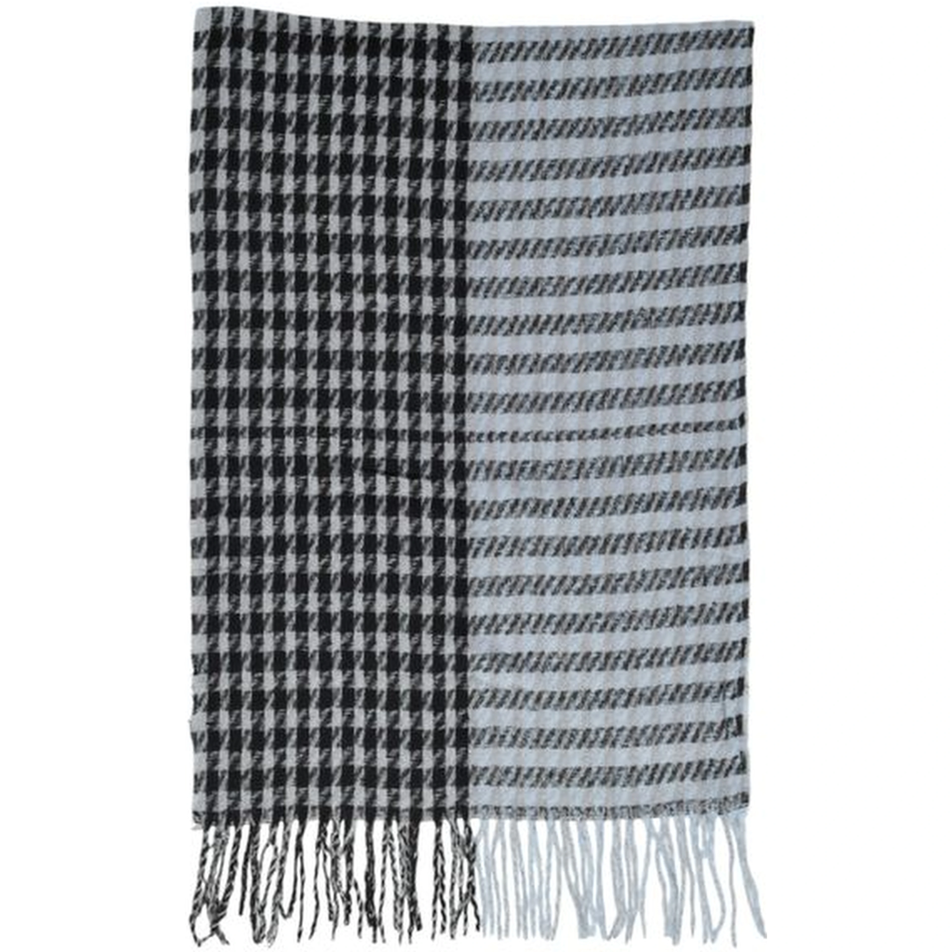 Blue Recycled Polyester Scarf